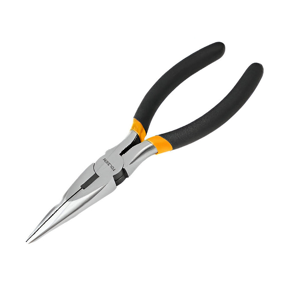 Kìm nhọn mũi thẳng 6 - 8 inch, tay cầm nhúng TOLSEN