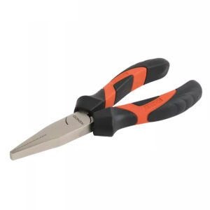 Kìm nhọn mũi dẹt Kendo 10501 dài 6 inch (160mm) vật liệu thép carbon mạ nickel