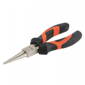 Kìm nhọn mũi tròn Kendo 10601 dài 6 inch (160mm) vật liệu thép carbon mạ nickel