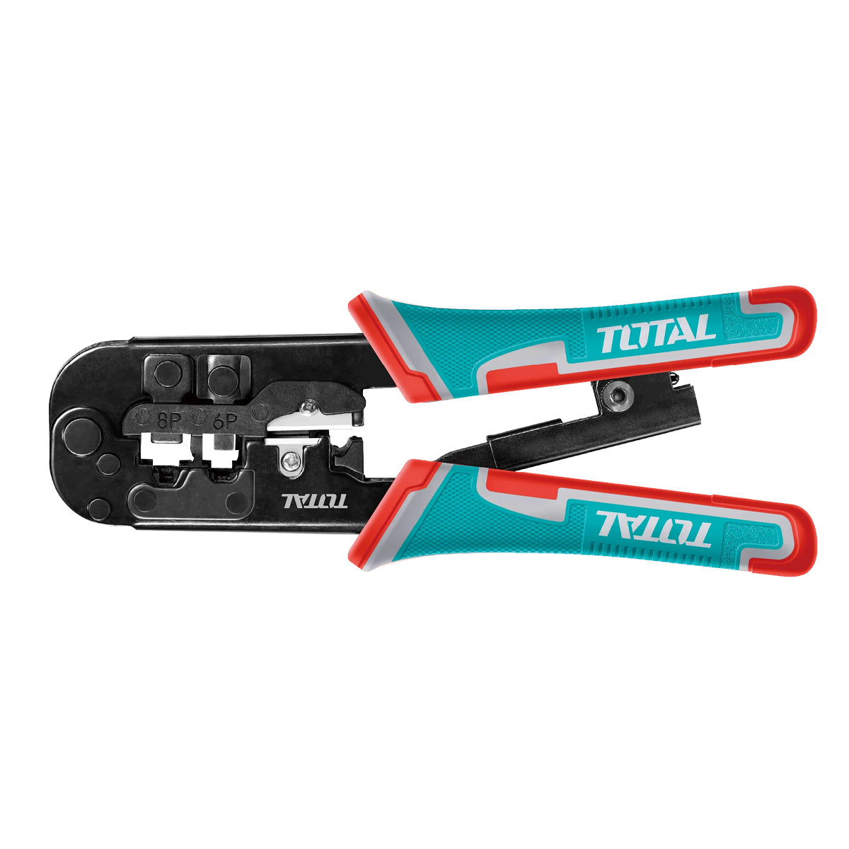 Kìm Bấm Mạng & Viễn Thông 8"/200mm TOTAL TMPCN5468R (4P/6P/8P)