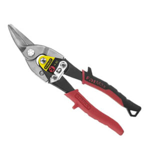 Kéo cắt tôn MaxSteel mũi cong trái 10"/254mm cán đỏ Stanley 14-562