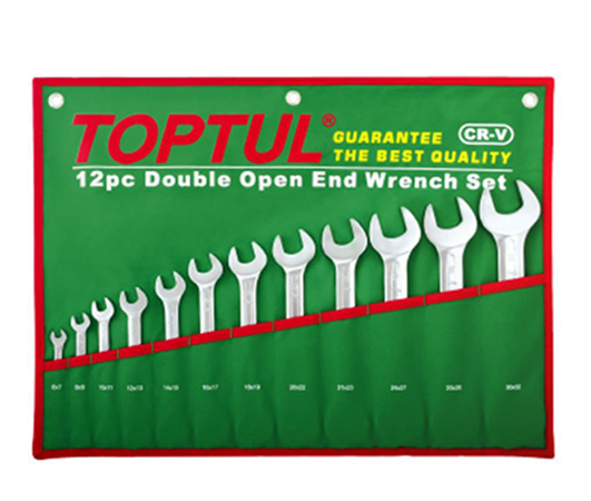 Bộ cờ lê 2 đầu mở 12 món ( 6-32mm) TOPTUL GAAA1206