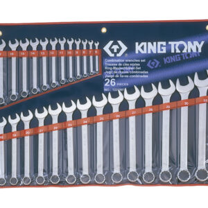 Bộ cờ lê đầu tròng, đầu mở 26 chiếc 6-32mm Kingtony 1226MR
