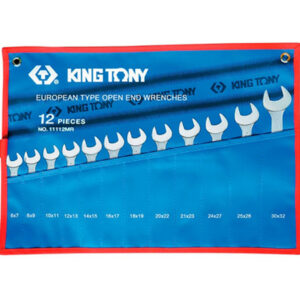 Bộ cờ lê 2 đầu mở 12 chiếc 6x7-30x32mm Kingtony 1112MRN
