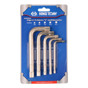 Bộ chìa vặn sao 12 cạnh 5 cây M5-M12 Kingtony 20505PR01