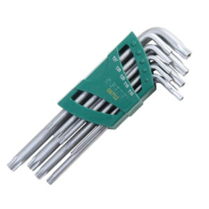 Bộ lục giác sao loại dài 9 chi tiết SATA 09702