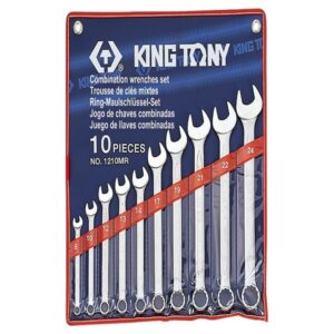 Bộ cờ lê đầu tròng đầu mở 10 chiếc 8-24mm Kingtony 1210MR
