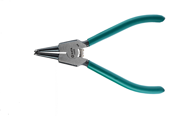 Kìm mở phe ngoài mũi cong 7"/178mm Sata 72002