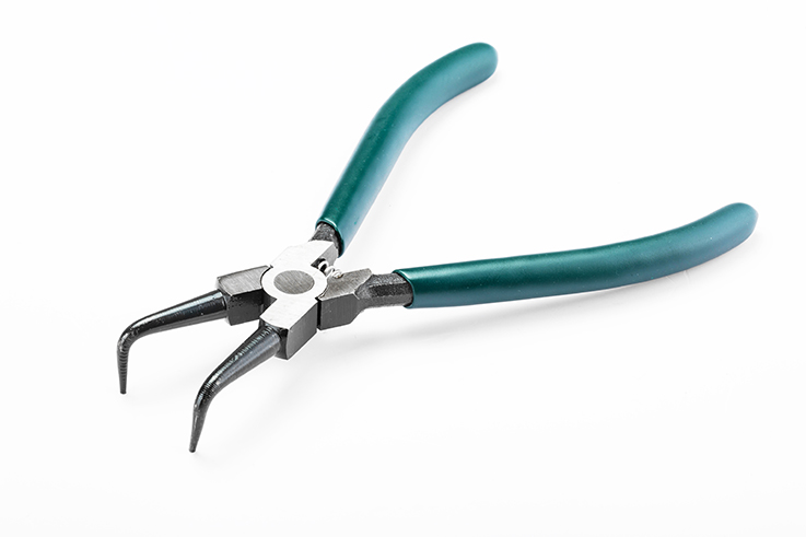 Kìm đóng phe trong mũi cong 7"/178mm Sata 72005 - Ảnh 4