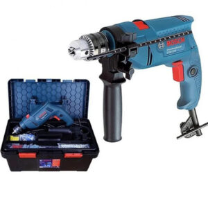 Bộ hộp công cụ máy khoan động lực 550W Bosch GSB 550 F