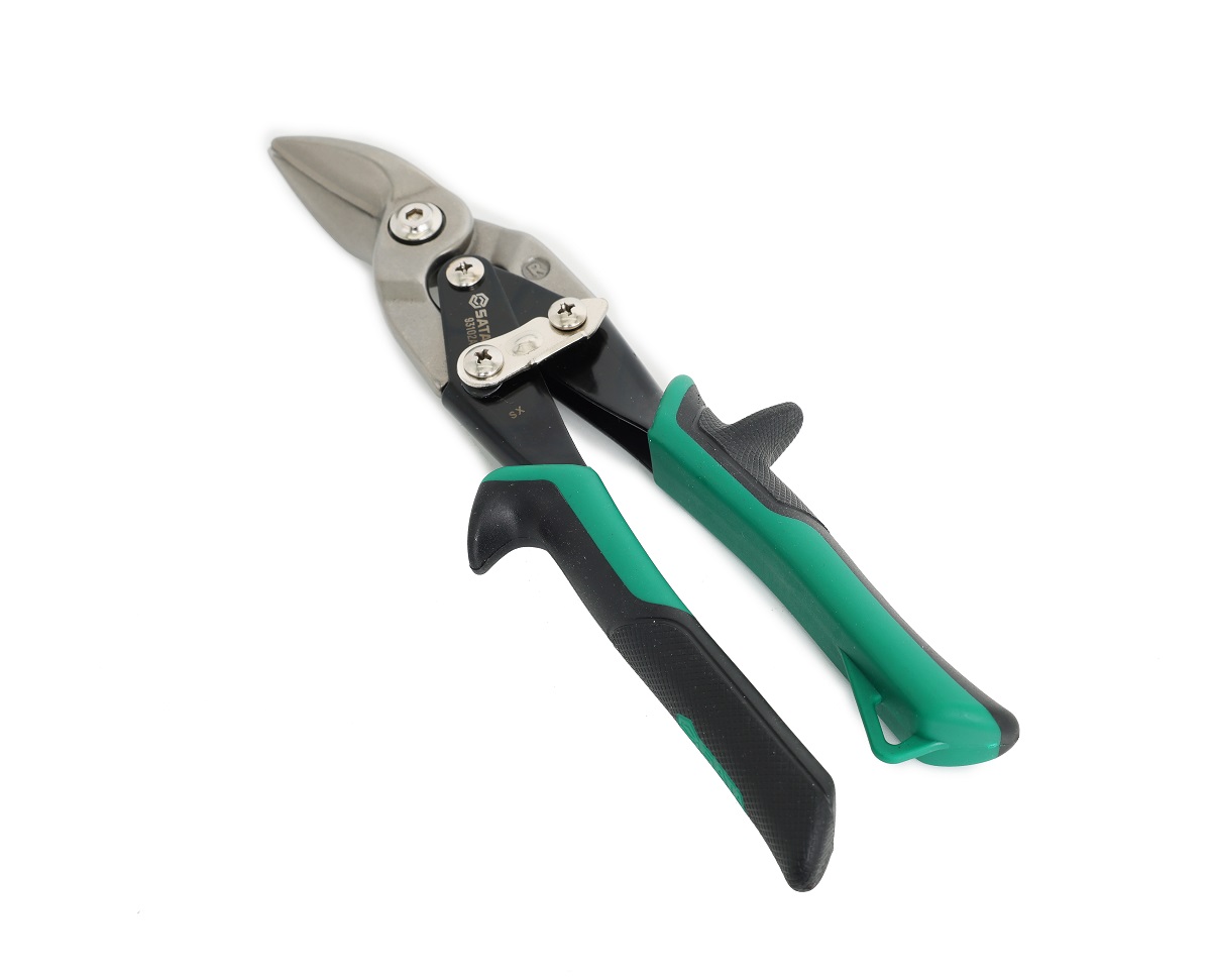 Kéo cắt tôn mũi cong phải 250mm Sata 93102A - Ảnh 5