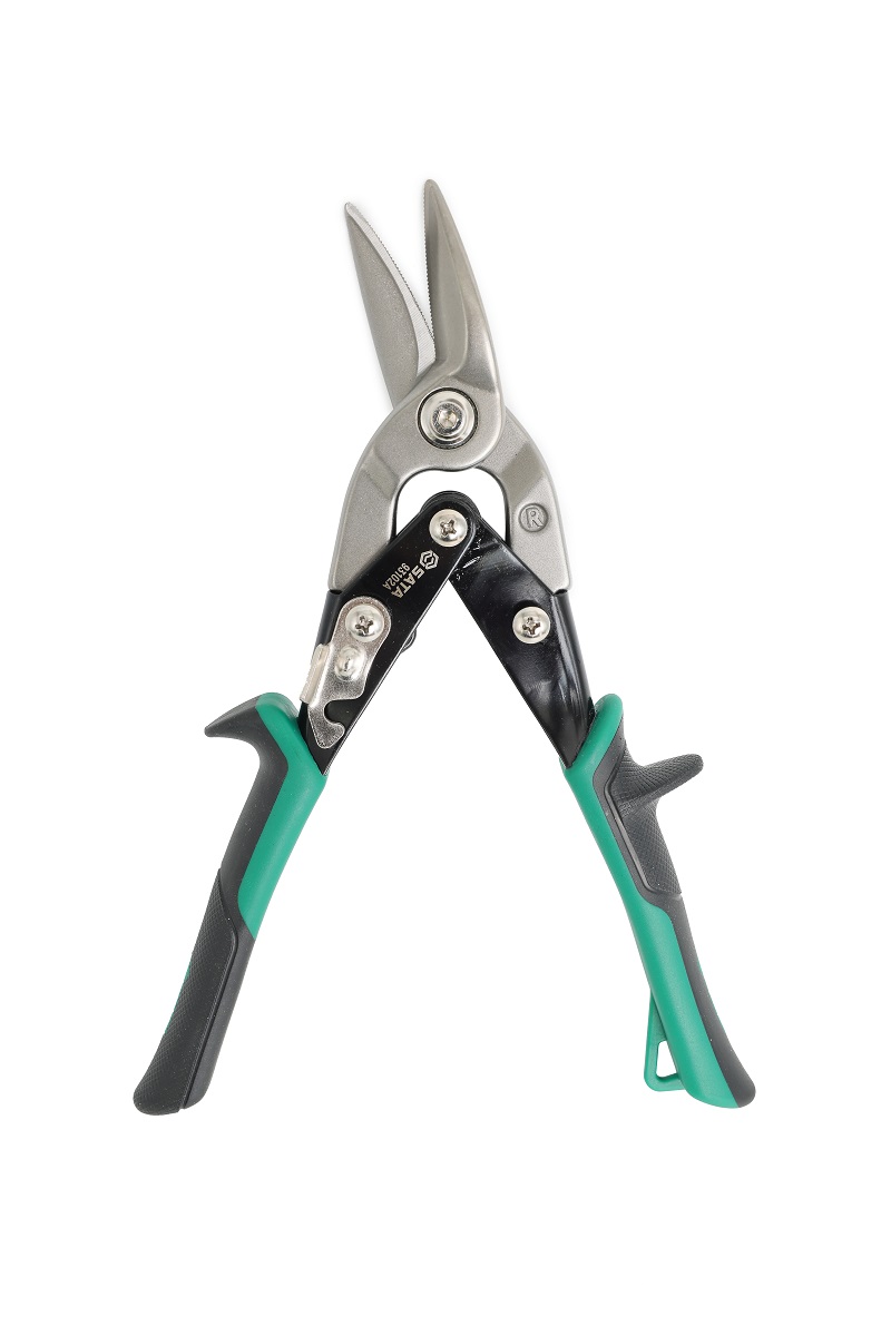 Kéo cắt tôn mũi cong phải 250mm Sata 93102A - Ảnh 6