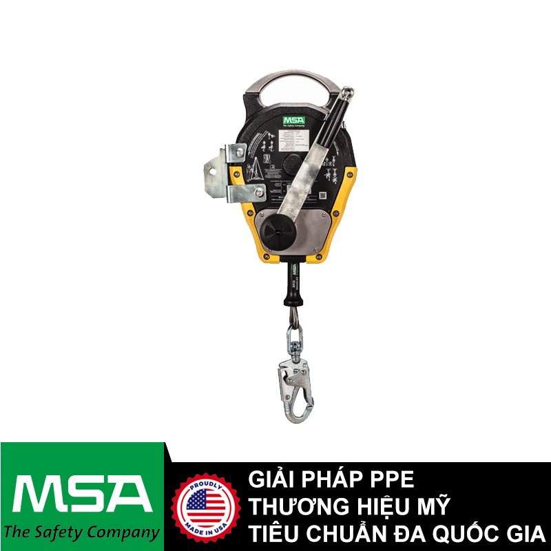 Cuộn dây cáp hãm cứu hộ 15m MSA 10158178