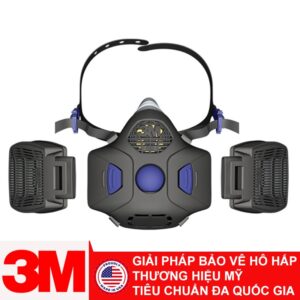 Mặt nạ nửa mặt phòng độc 2 phin lọc 3M HF-800