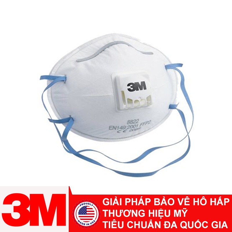Khẩu trang 3M 8822 có van