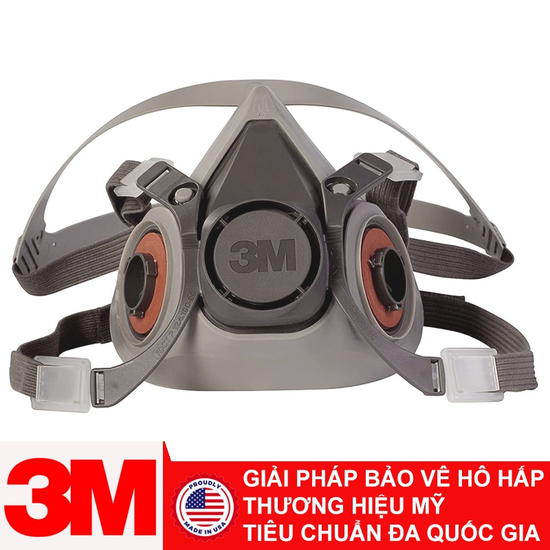 Mặt nạ phòng độc 3M 6200 loại 2 phin
