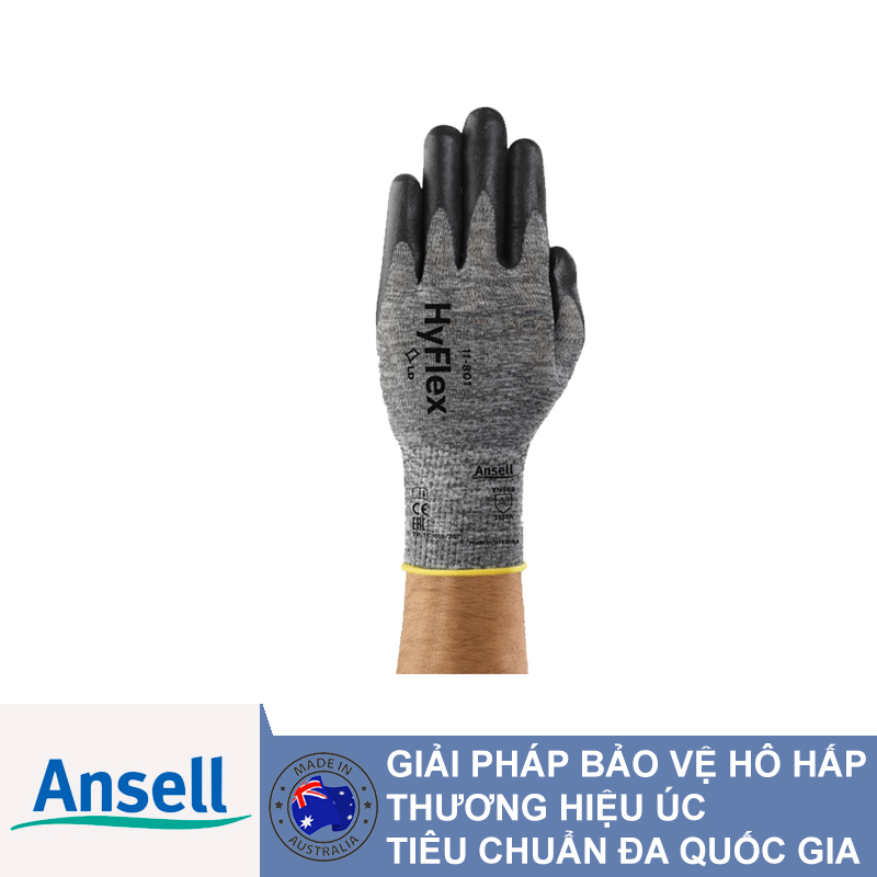 Găng tay cơ khí đa năng Ansell Hyflex 11-801