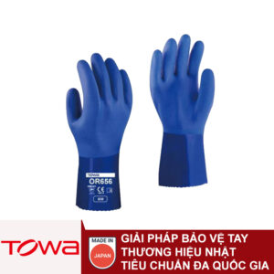 Găng tay công nghiệp hóa dầu PVC Towa 656