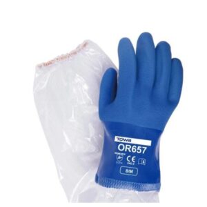 Găng tay công nghiệp hóa dầu PVC Towa 657