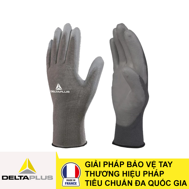 Găng tay phủ PU DeltaPlus VE702PG