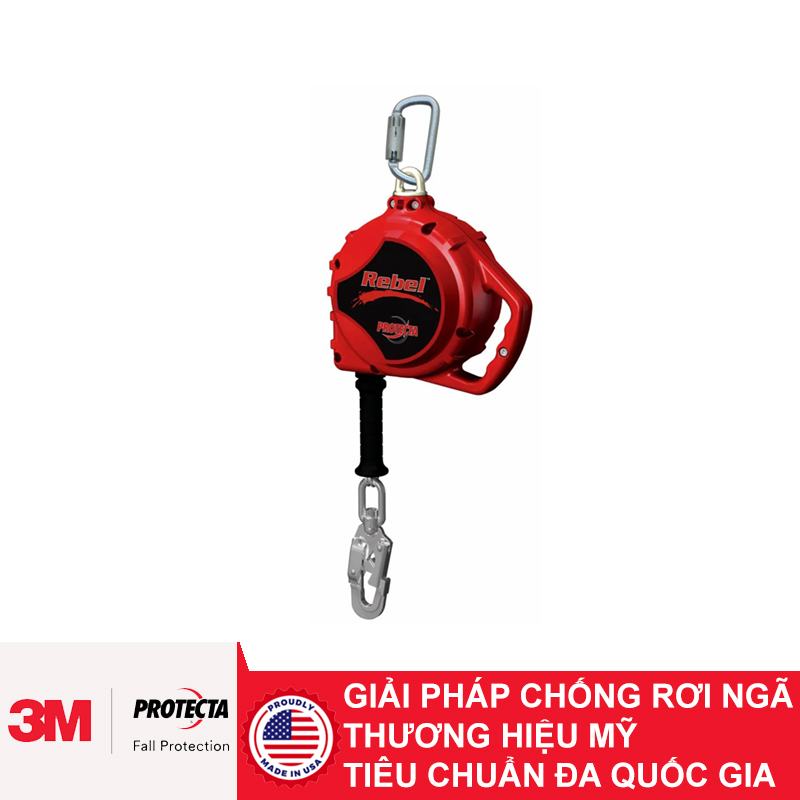Cuộn dây cáp hãm tự động 6m 3M Protecta Rebel 3590520
