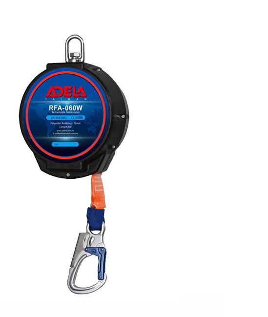 Cuộn dây an toàn hãm trượt 6m Adela RFA-060W chất liệu Polyester