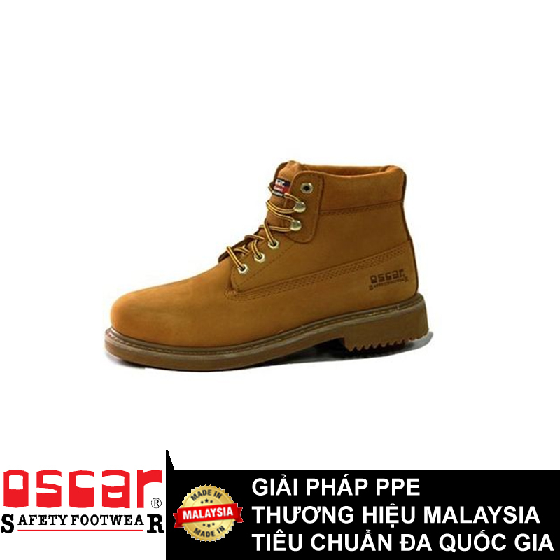 Giày bảo hộ cao cổ da lộn Oscar 1811H