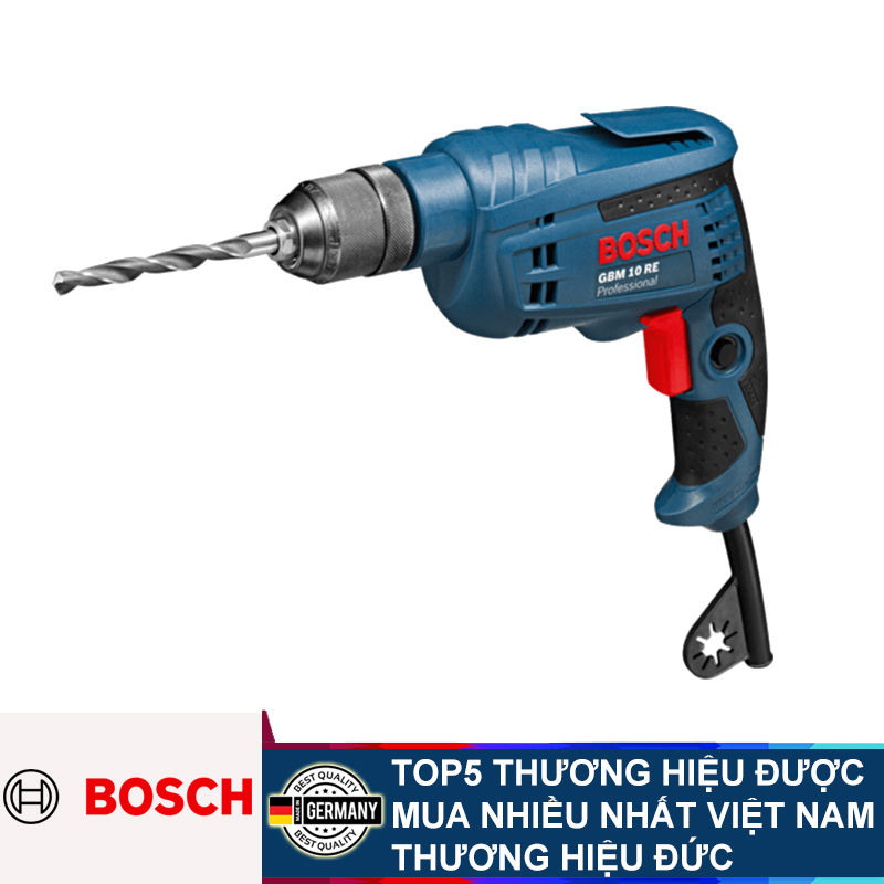 Máy khoan tốc độ cao 10mm 450W Bosch GBM 10RE