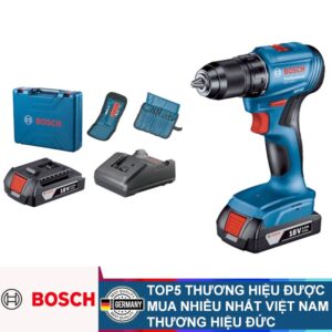 Máy vặn vít pin 10mm 18V Bosch GSR 185-LI (Kèm 2 pin và sạc )