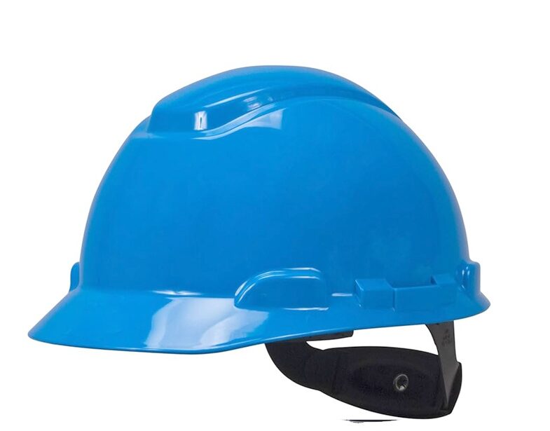 Mũ bảo hộ 3M SecureFit H-703SFR-UV, không có lỗ thông hơi màu xanh dương, cảm biến UV
