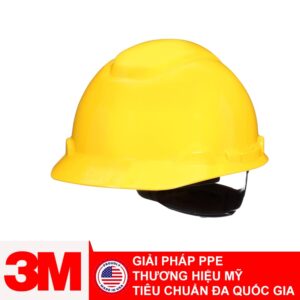 Mũ bảo hội 3M™ SecureFit™ H-702SFR-UV, không có lỗ thông hơi màu vàng, có cảm biến màu