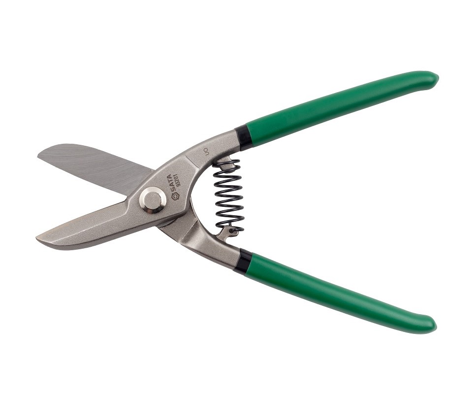 Kéo cắt tôn mũi thẳng kiểu Anh 8" Sata 93201 - Ảnh 2