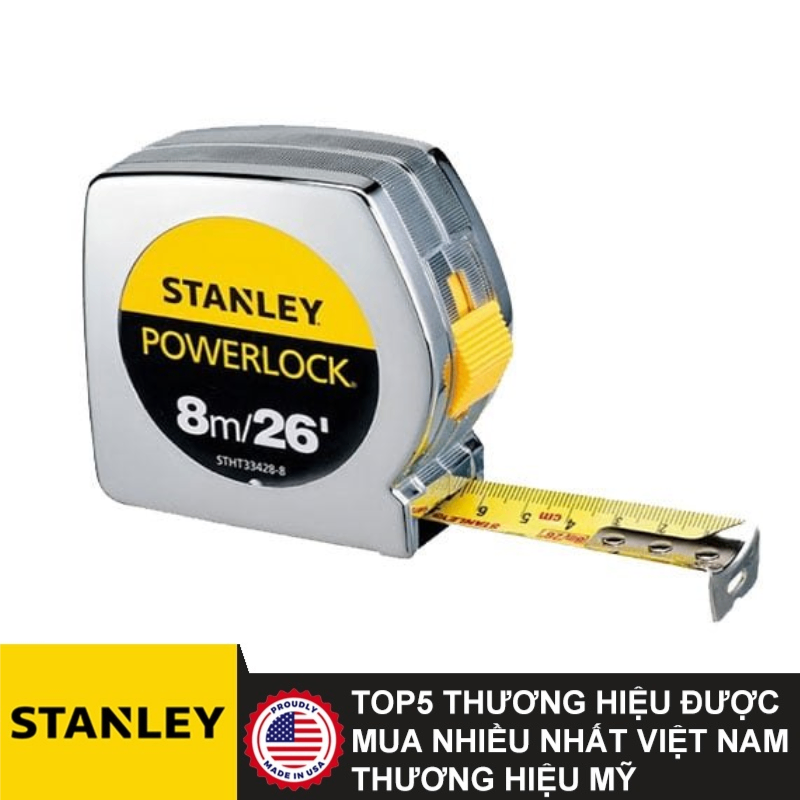 Thước cuốn thép 8m Stanley STHT33428-8