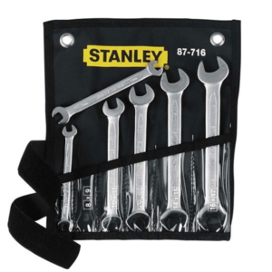 Bộ cờ lê 2 đầu miệng 6 chi tiết 6-17mm Stanley 87-716-1