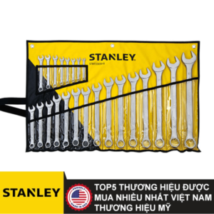 Bộ cờ lê đầu tròng, đầu mở 23 chiếc 6-32mm Stanley STMT33650