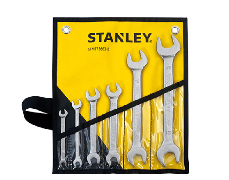 Bộ cờ lê hai đầu mở 6 chiếc 6x7-21x23mm Stanley STMT73663