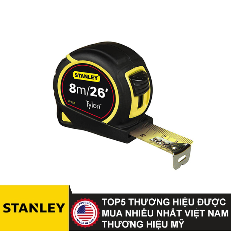 Thước cuốn thép 8m Stanley 30-656