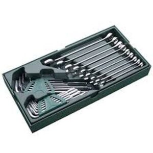 Bộ cờ lê vòng miệng 27 chi tiết & bộ lục giác Sata 09922