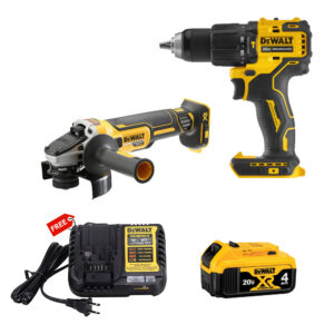 Combo Dewalt – Máy Khoan Pin DCD709N + Máy Mài Pin DCG405N + Pin 20V/ 4.0Ah – Tặng Sạc Nhanh
