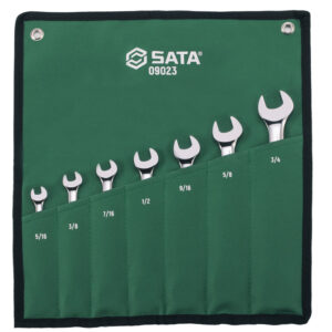 Bộ cờ lê vòng miệng tự động hệ inch Sata 09023