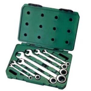 Bộ cờ lê vòng miệng tự động 8-22mm Sata 09050