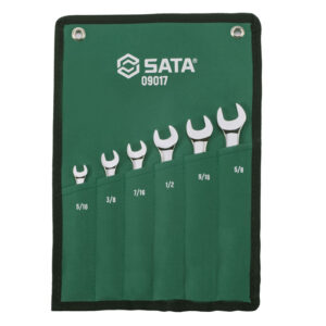 Bộ cờ lê vòng miệng hệ 6 chi tiết hệ inch Sata 09017
