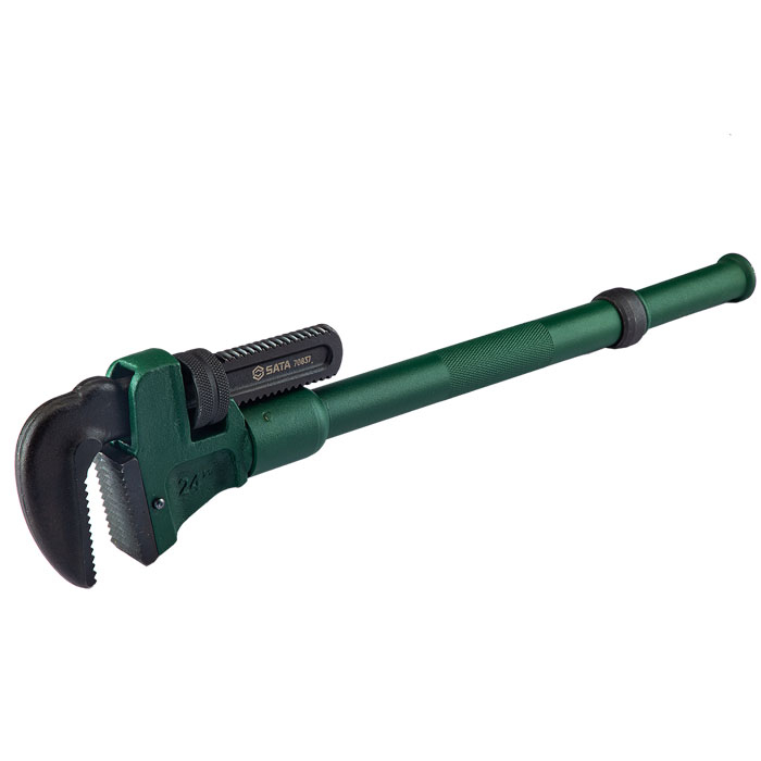 Mỏ lết răng có cần nối dài 24"/715mm Sata 70837