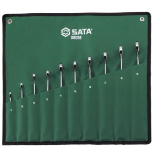 Bộ cờ lê 2 đầu mở 10 chi tiết Sata 08010