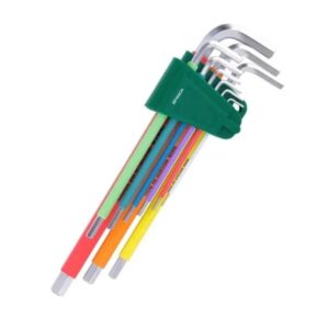 Bộ lục giác dài 9 chi tiết 1-10mm Sata 09103CH