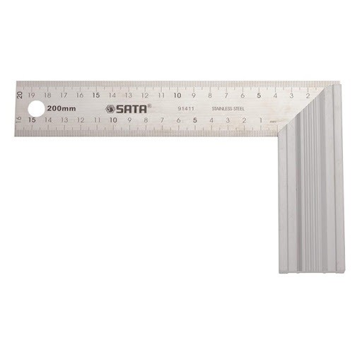 Thước Ê ke vuông 20cm/8in Sata 91411