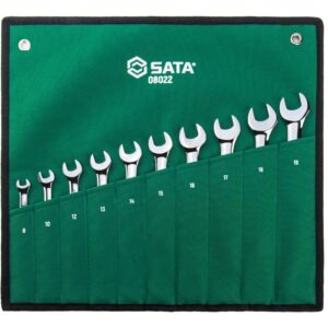 Bộ cờ lê vòng miệng 10 chi tiết Sata 08022