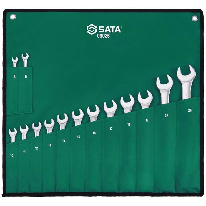 Bộ cờ lê vòng miệng 14 chi tiết Sata 09026