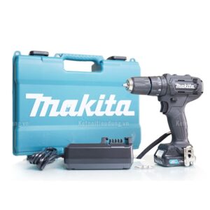 Máy khoan búa và vặn vít dùng pin 12V Max Makita HP333DWYB (Kèm 02 pin 1.5Ah và 01 sạc)
