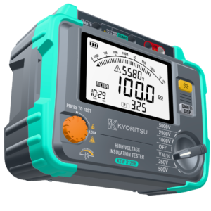 Thiết bị đo Megomet điện áp thử 5000V giải đo 1000GΩ Kyoritsu 3125B